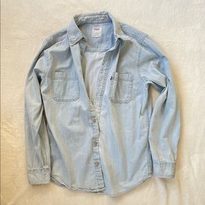 Levi’s Oversized Bleach Denim Shirt